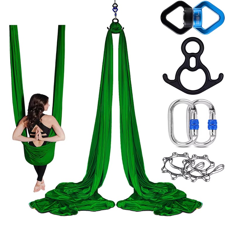 Yoga And Fitness Studio - Удобный регулируемый гамак для аэройоги, высококачественное