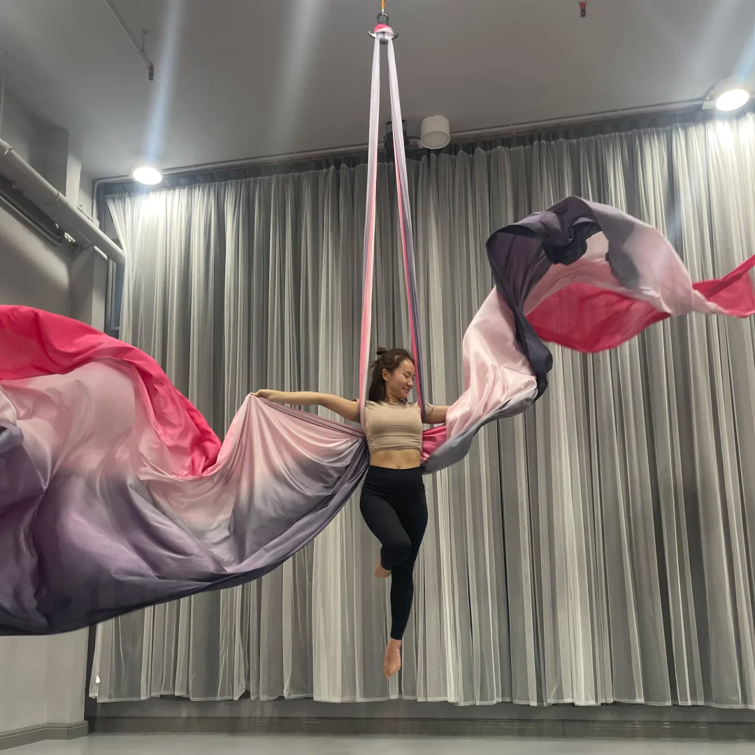 Yoga And Fitness Studio - 10-метровый воздушный гамак для йоги Ombre