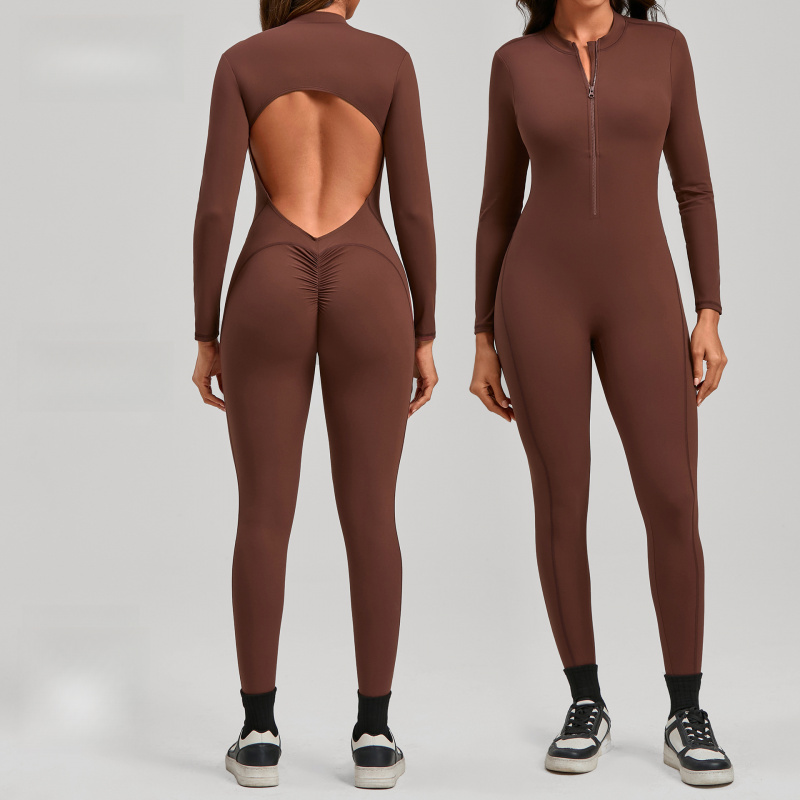 Yoga Fitness Jumpsuit - Женский комбинезон для йоги с длинными
