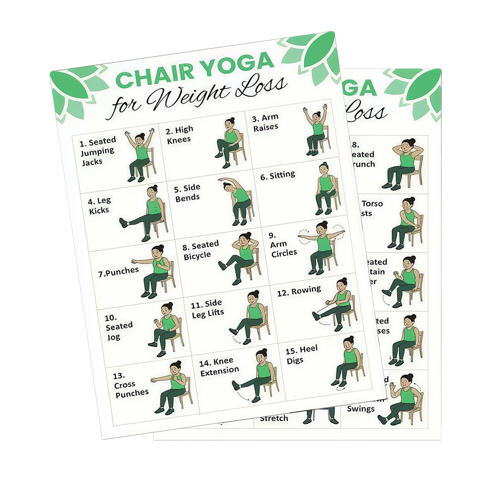 Yoga Health & Fitness Centre - 2 плаката для йоги: домашние упражнения,