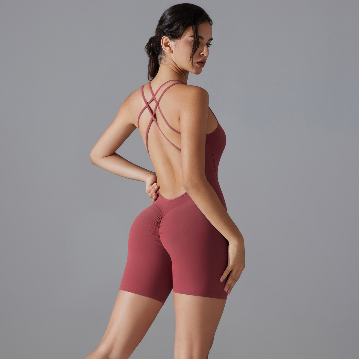 Комплект для йоги, сексуальный – обзор и цена Yoga Fitness Jumpsuit