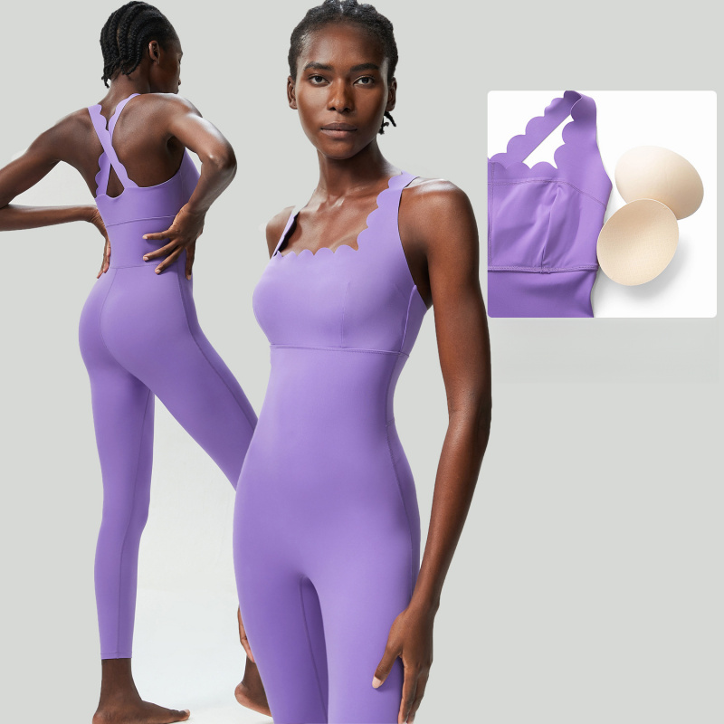 FUBEIKE маленькая волна красот – обзор и цена Yoga Fitness Jumpsuit