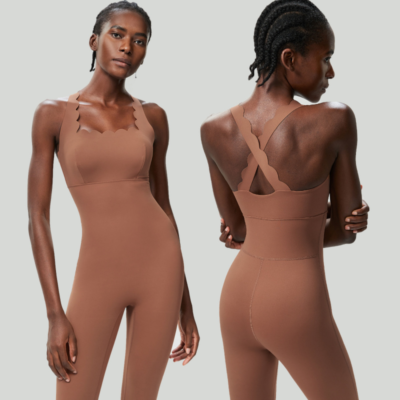 FUBEIKE маленькая волна красот – обзор и цена Yoga Fitness Jumpsuit