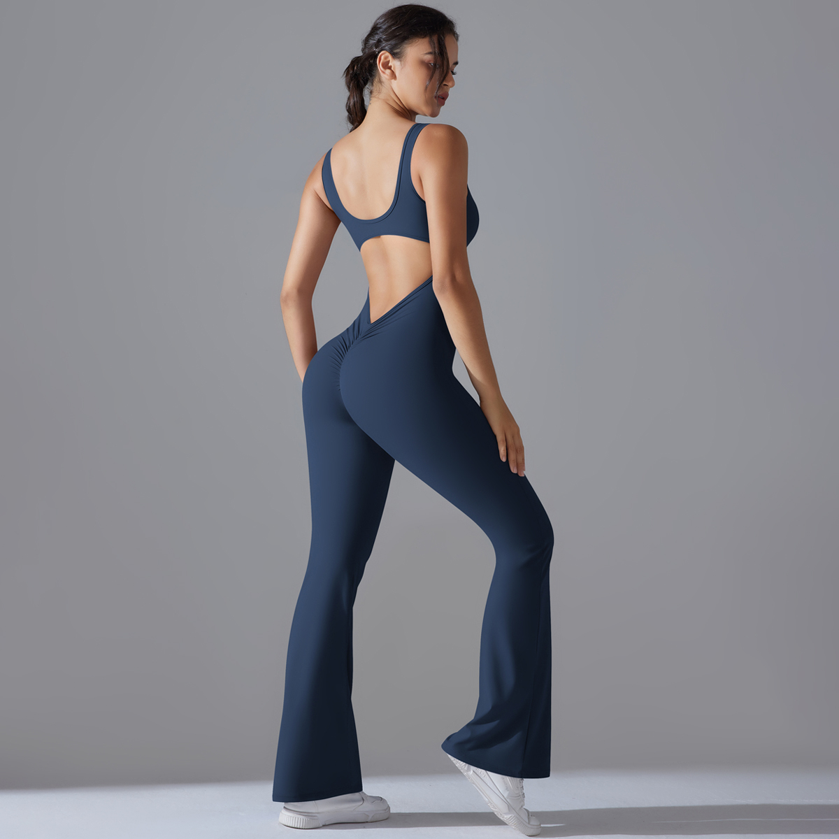 Сексуальный комбинезон с V-обр – обзор и цена Yoga Fitness Jumpsuit