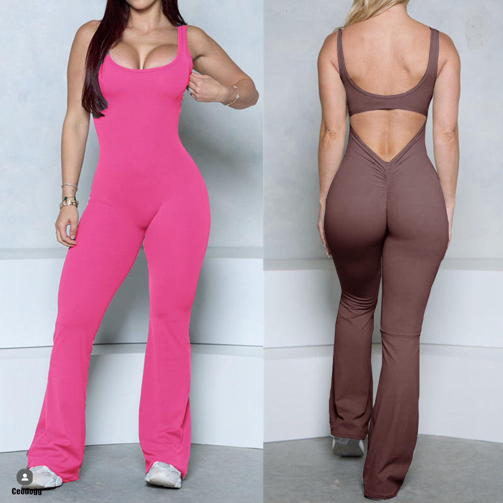 XS-XL новый комплект для йоги  – обзор и цена Yoga Fitness Jumpsuit